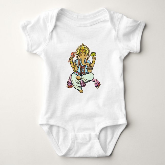 Body Para Bebê Ganesha (Frente)
