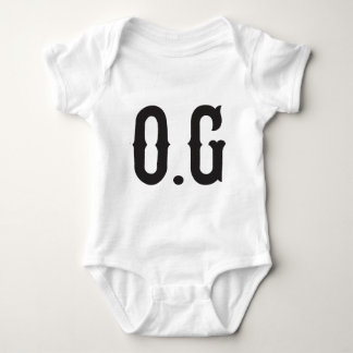 Body Para Bebê Gângster do original de O.G