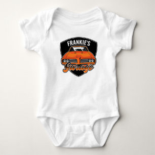 Body Para Bebê Garagem Personalizada De 1969 Ram Air 400 Muscle C
