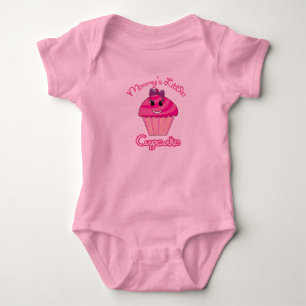 Body Para Bebê Garota Cupcake de mamãe
