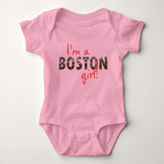 Body Para Bebê Garota de Boston! (Frente)
