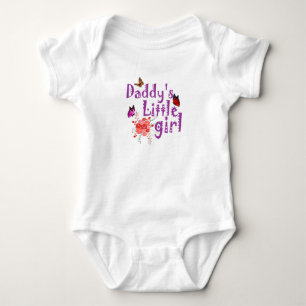 BODY PARA BEBÊ GAROTINHA DE PAI PURPLE DIZENDO