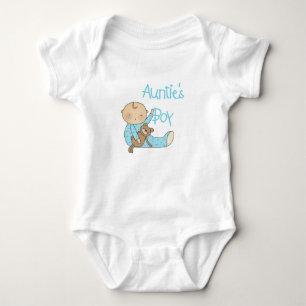 Body Para Bebê Garoto da tia