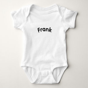Body Para Bebê Garotos Chamados Frank,