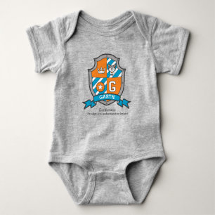 Body Para Bebê Garth boys G nome e significado cavaleiros escudos