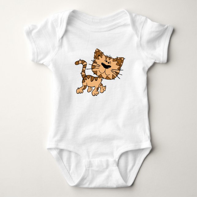 Body Para Bebê gatinho (Frente)