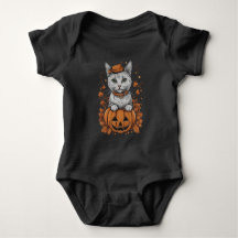 Gatinho 6 de Halloween, Jack-o-lanterno, presente,
