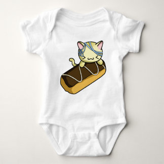 Body Para Bebê Gatinho do Eclair