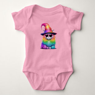 Body Para Bebê Gatinho Fofo Roupas de Bruxa de Halloween para Beb