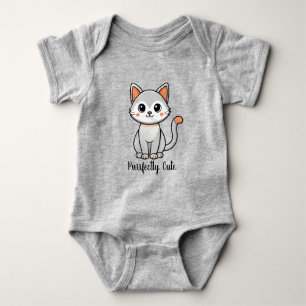 Body Para Bebê Gatinho Kawaii Fofo Bebê - Perfeitamente Fofo