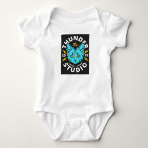 BODY PARA BEBÊ GATO AZUL COMO TIGRE