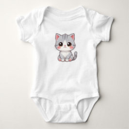 Body Para Bebê Gato Bebê Adorável Desenho Animado