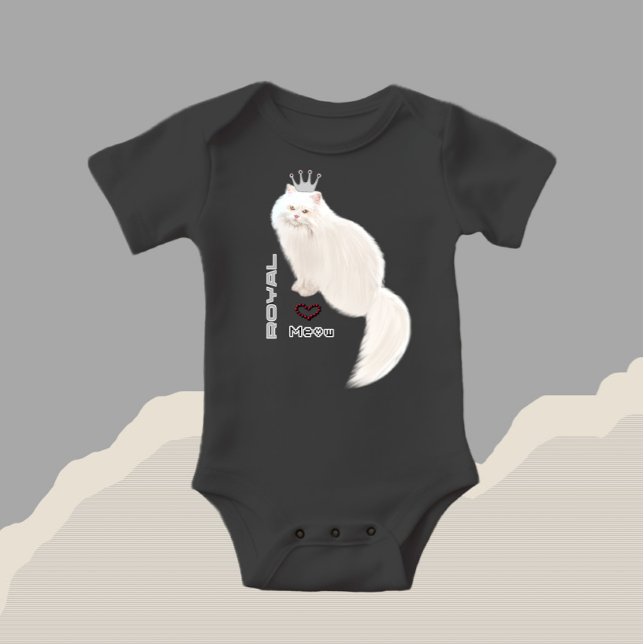 Body Para Bebê Gato branco (Criador carregado)