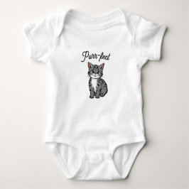 Body Para Bebê Gato de Desenho Purr-feito