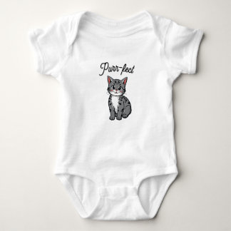 Body Para Bebê Gato de Desenho Purr-feito