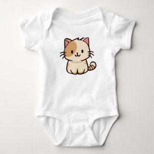 BODY PARA BEBÊ GATO FOFO