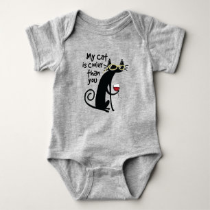 Body Para Bebê Gato Legal