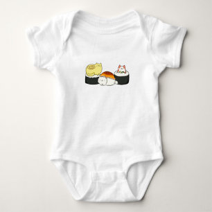 Body Para Bebê Gato-lifornia Sushi Roll