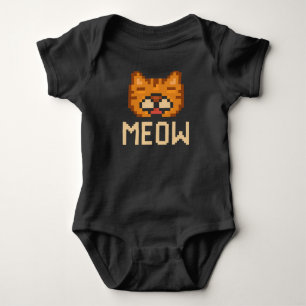 Body Para Bebê gato miau