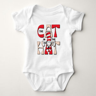 Body Para Bebê Gato no Chapéu   O Gato Bobo No Chapéu