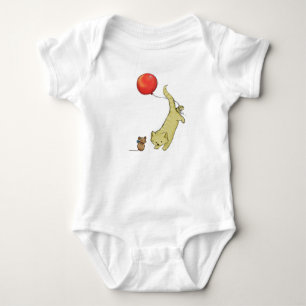 Body Para Bebê Gato num balão