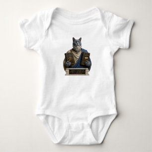 Body Para Bebê Gato Russo Azul Homérico
