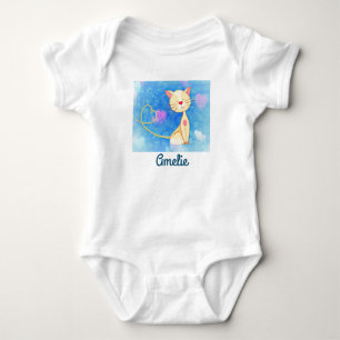 Body Para Bebê Gato Sonhando