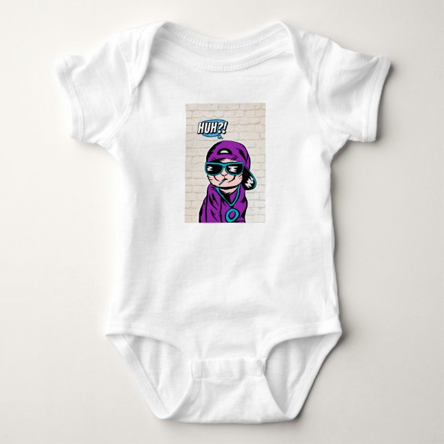 Body Para Bebê gato UH (Frente)