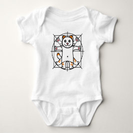 Body Para Bebê Gato Vitruviano