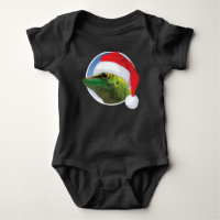 Geco de Natal - Bodysuit de Jersey para Bebê