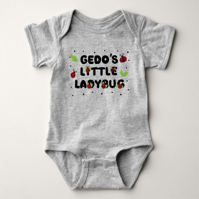 Body Para Bebê Gedo's Little Ladybug - Cute  (Frente)