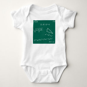 Body Para Bebê geek de álgebra professor de matemática