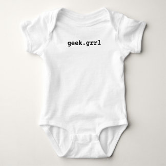 Body Para Bebê geek.grrl
