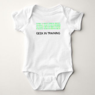 BODY PARA BEBÊ GEEK NO TREINAMENTO