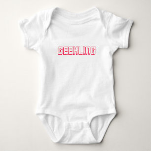 Body Para Bebê Geekling caçoa o t-shirt