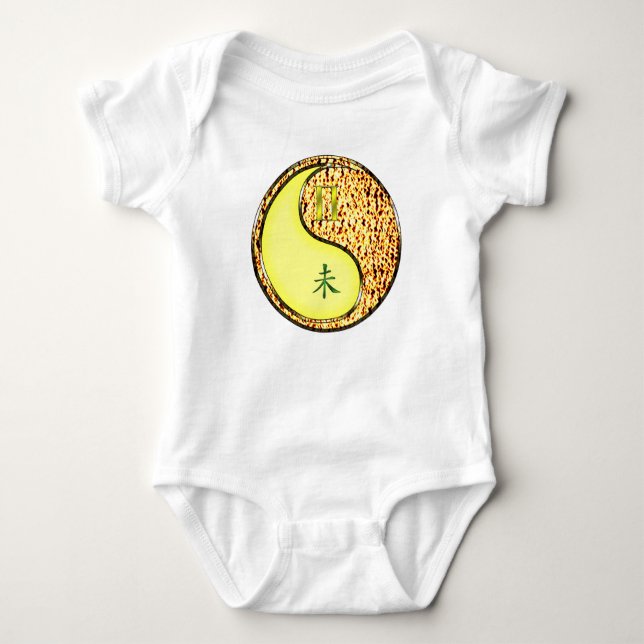 Body Para Bebê Gêmeos & Cabra de Fogo (Frente)