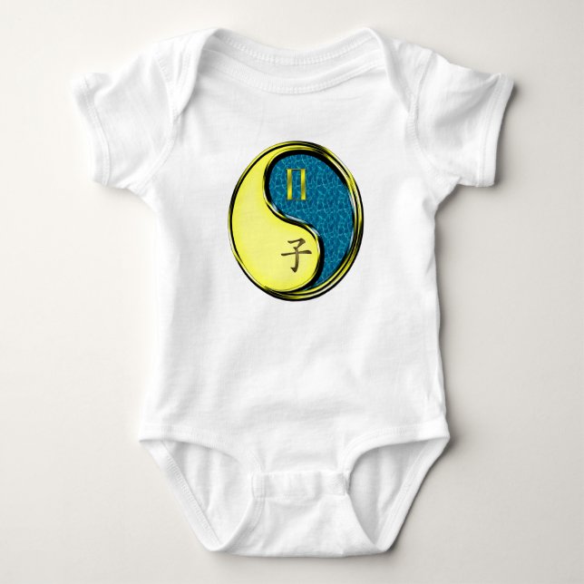 Body Para Bebê Gêmeos & Rato de Água (Frente)