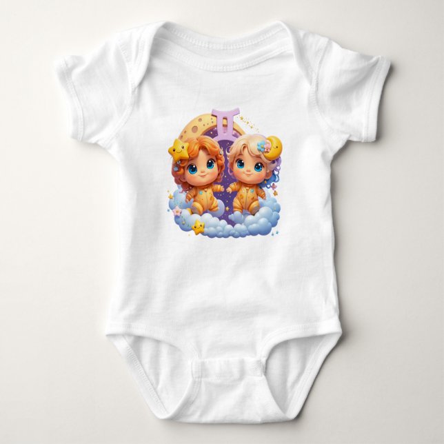 Body Para Bebê Gemini Baby Bodydress Uma peça (Frente)
