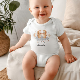 Body Para Bebê Gemini Baby: Personalizável Delícia dos Gêmeos