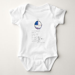 Body Para Bebê Geometria de um Círculo Geometria da Matemática