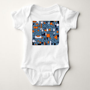 Body Para Bebê Geometria Minimalista: Poster de Abstrato retrô