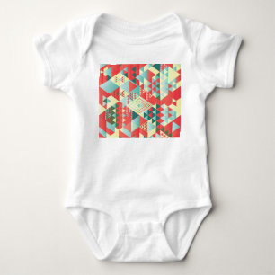 Body Para Bebê Geométrico decorativo, abstrato, elementos de colh