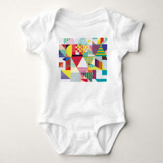 Body Para Bebê Geométrico decorativo, padrão sem costura abstrato