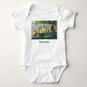 Body Para Bebê Georges Seurat - Um Domingo na La Grande Jatte