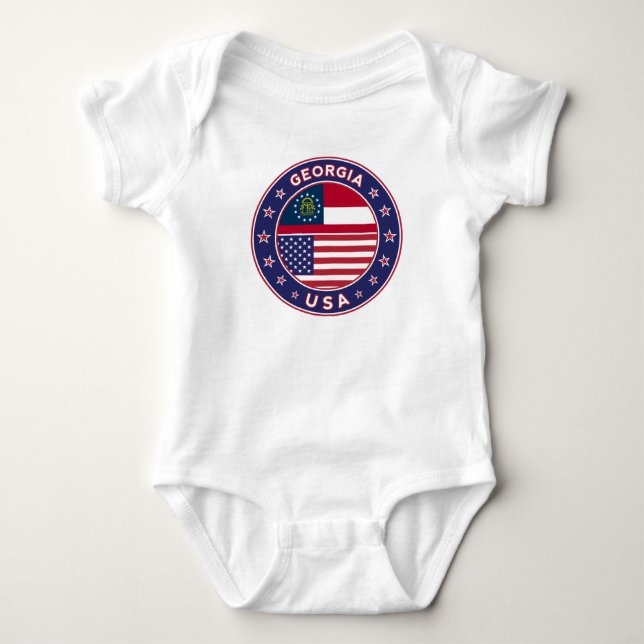 Body Para Bebê Geórgia (Frente)