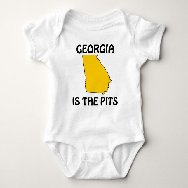 Body Para Bebê Geórgia - Is The Pits (Frente)