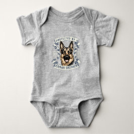 Body Para Bebê German shepherd Baby Bodydress