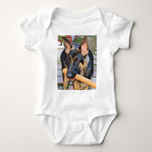 Body Para Bebê German shepherd de Shirley Taylor