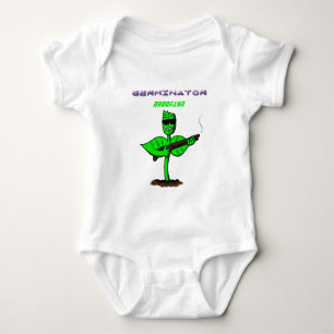 Body Para Bebê Germinador cyborg planta engraçada desenho animad