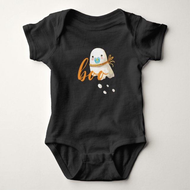 Body Para Bebê Ghost Pacifier Boo (Frente)